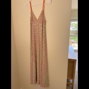 ZARA maxi dress, floral print, spaghetti straps, NWT, size M